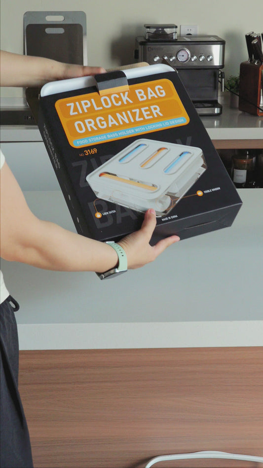 Acrylic Food Storage Bag Organizer