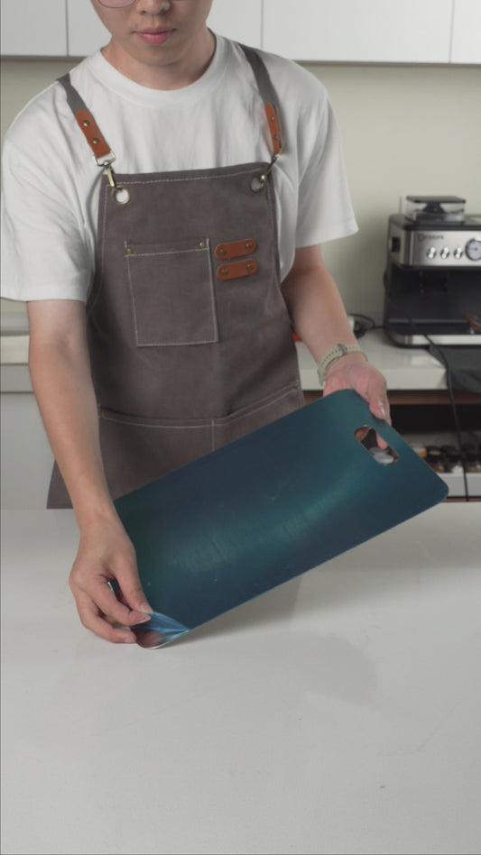 Titanium Cutting Board - 100% Pure for Kitchen - Cutting Edge Hygiene & Durability, Home Cooking, Easy to Clean